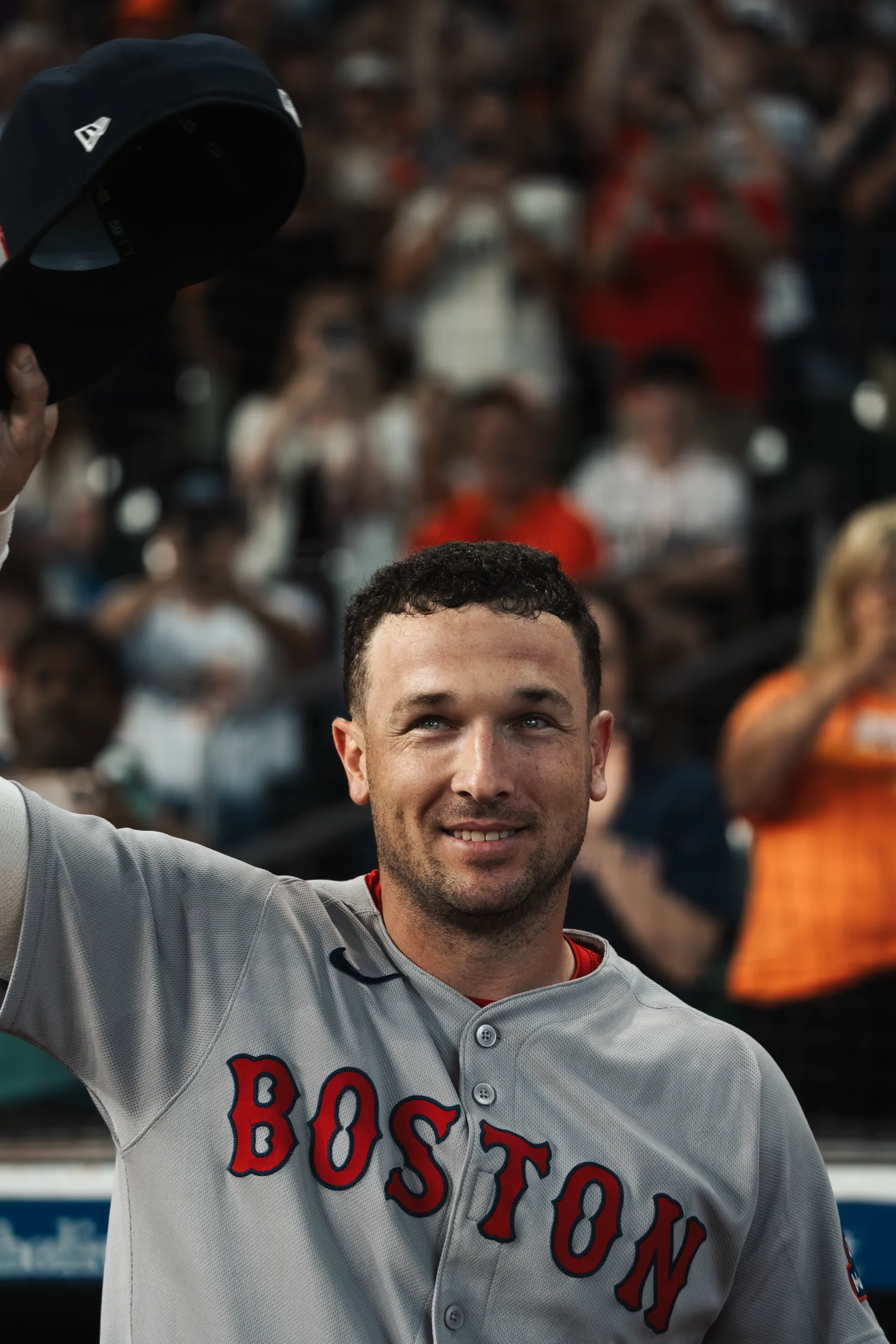 MLB baseball coverage — Alex Bregman returning to Daikin Park.